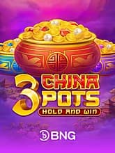 3 china pots