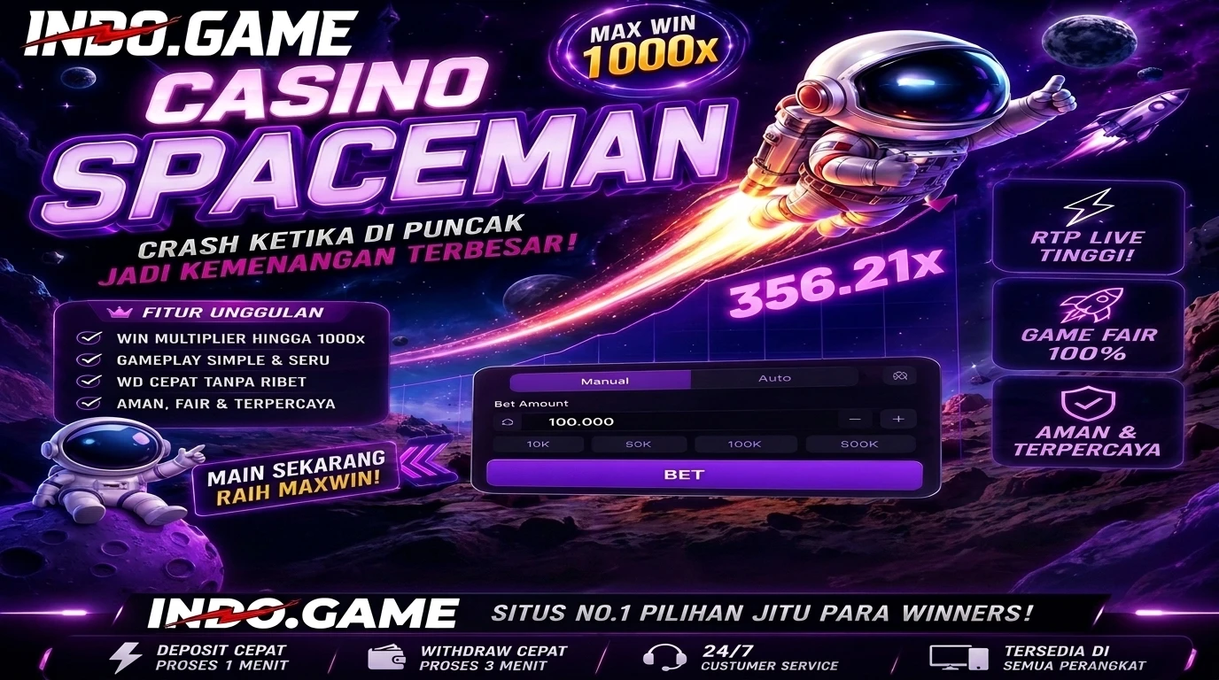Ketahui Pola Game Spaceman Provider Pragmatic Play X1000